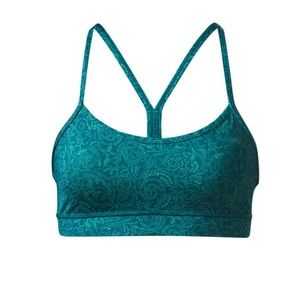 lululemon flow y bra iv | teal